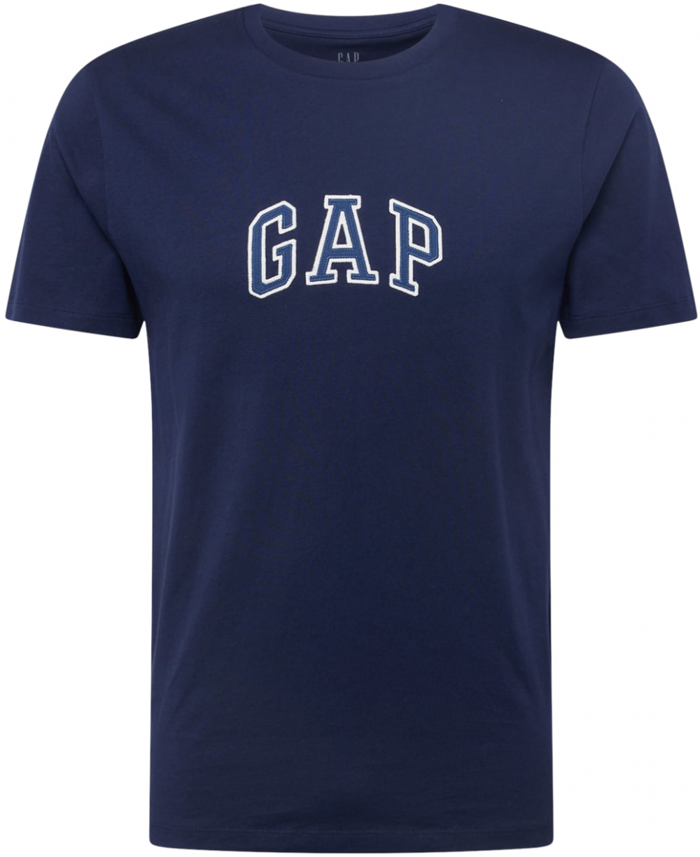 GAP Tričko  námornícka modrá / šedobiela