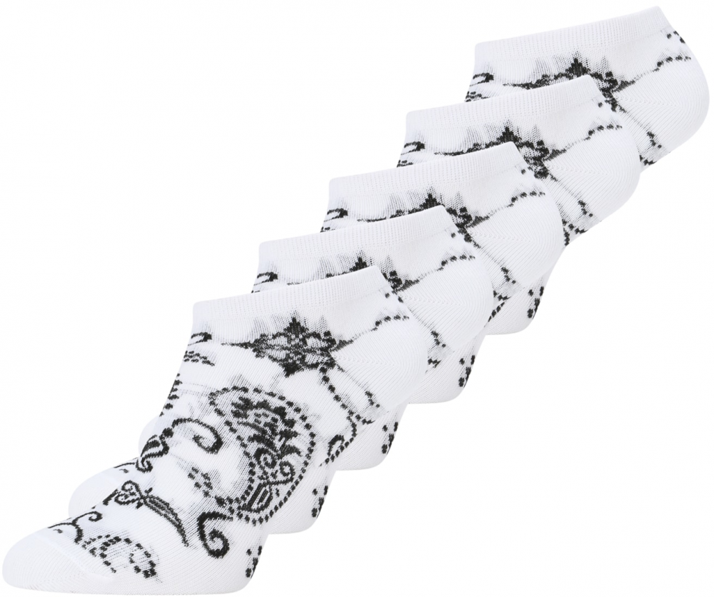 Urban Classics Ponožky 'Bandana'  čierna / biela