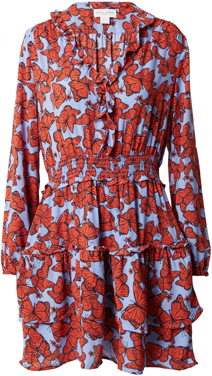 Lindex Šaty 'Junie'  svetlomodrá / tmavomodrá / grenadínová