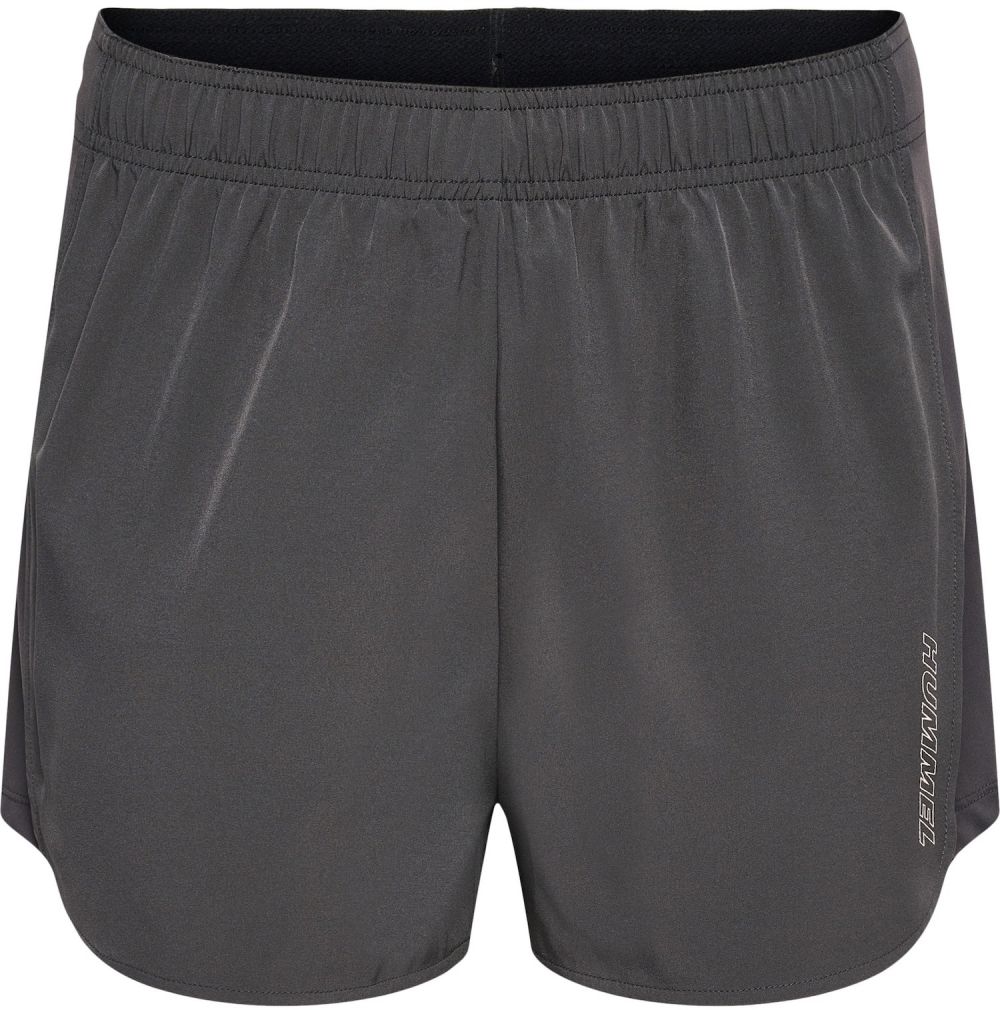 Hummel Športové nohavice 'Vital Woven'  tmavosivá / biela