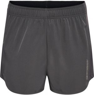 Hummel Športové nohavice 'Vital Woven'  tmavosivá / biela