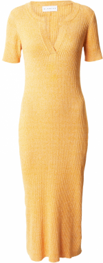 Blanche Pletené šaty  oranžová