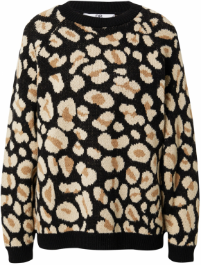 Dorothy Perkins Sveter  béžová / svetlohnedá / čierna