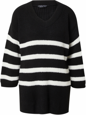 Dorothy Perkins Sveter  čierna / biela