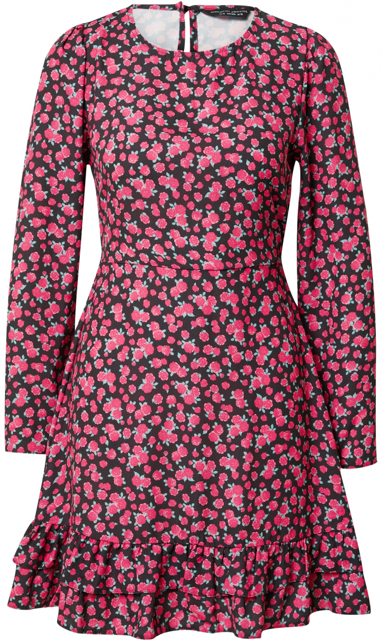 Dorothy Perkins Šaty  mätová / ružová / svetloružová / čierna