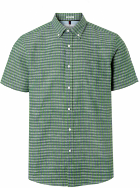 TATUUM Košeľa  sivá / zelená