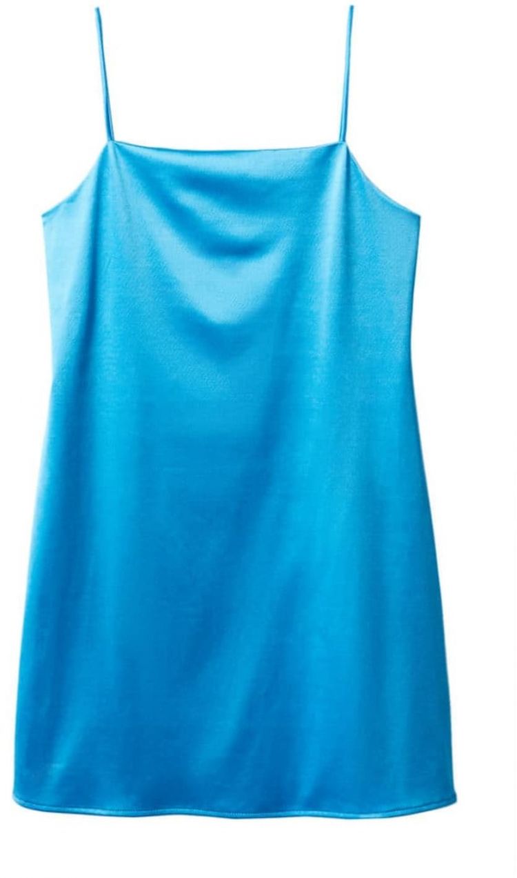 MANGO Šaty 'Nori'  azúrová