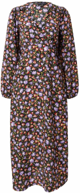 Dorothy Perkins Šaty  trstinová / fialová / červená / čierna