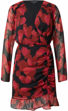Dorothy Perkins Šaty  grenadínová / ohnivo červená / čierna