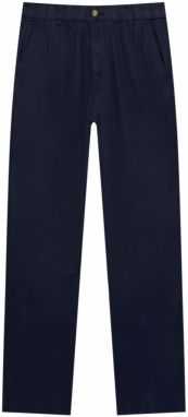 Pull&Bear Chino nohavice  námornícka modrá