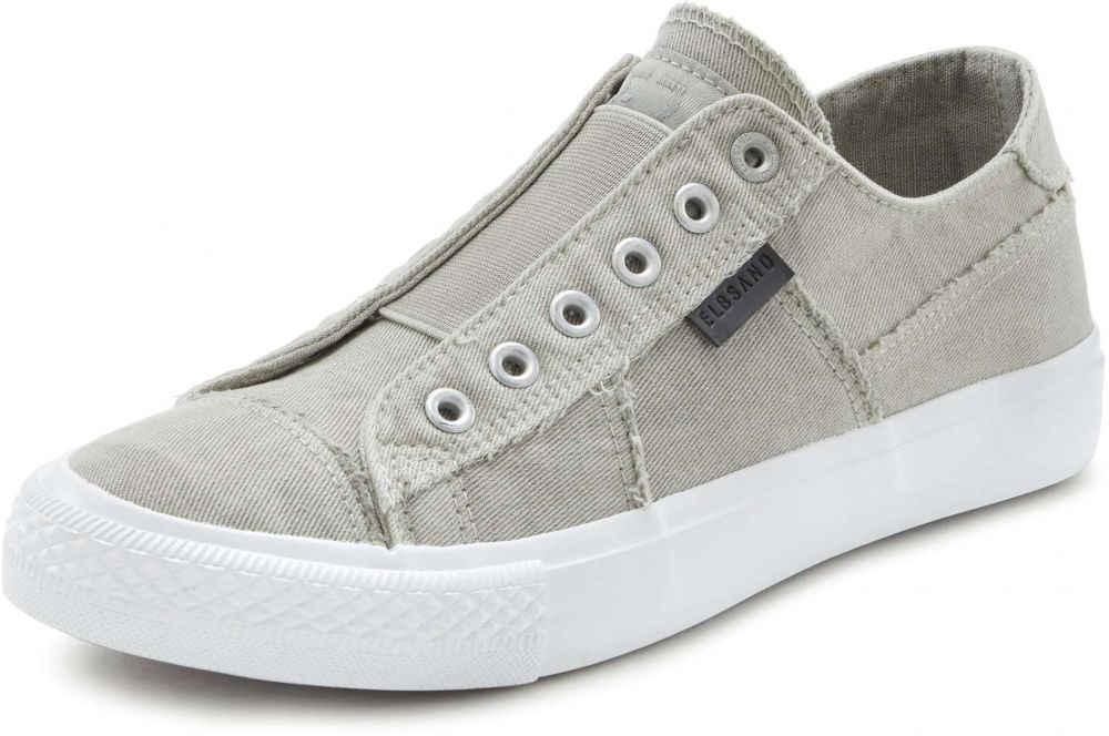 Elbsand Slip-on obuv  antracitová / svetlosivá