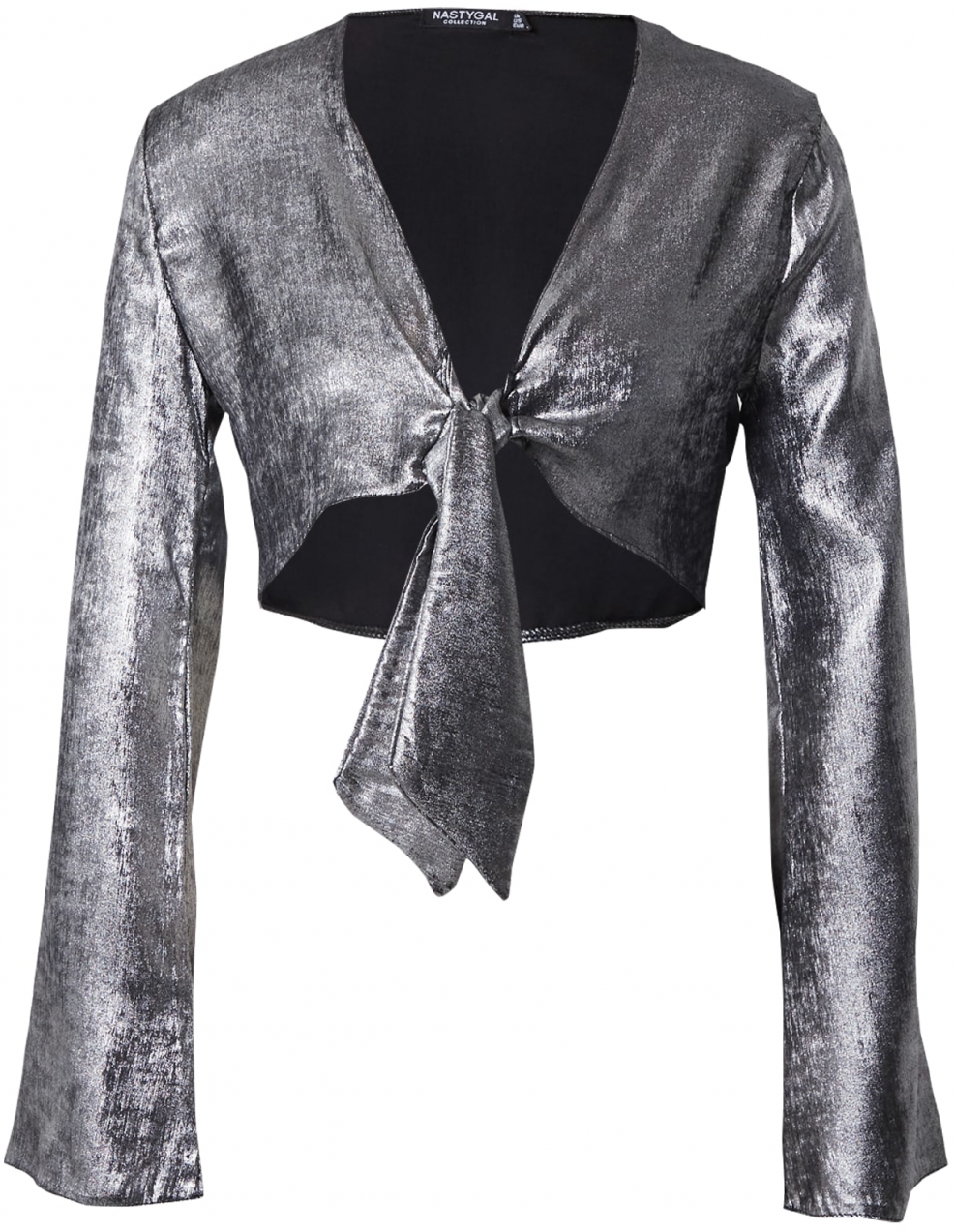 Nasty Gal Blúzka  strieborná