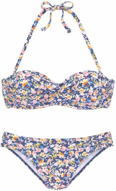 BUFFALO Bikiny  námornícka modrá / kiwi / oranžová / ružová