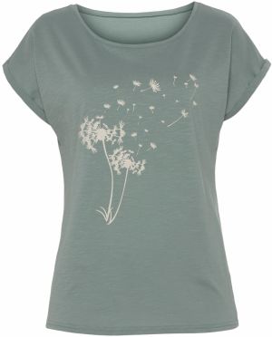 VIVANCE Tričko  sivá / mätová