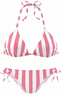 VENICE BEACH Bikiny  ružová / biela