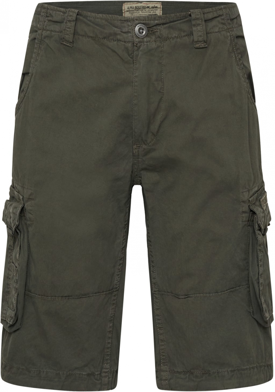 ALPHA INDUSTRIES Nohavice 'Jet'  tmavosivá
