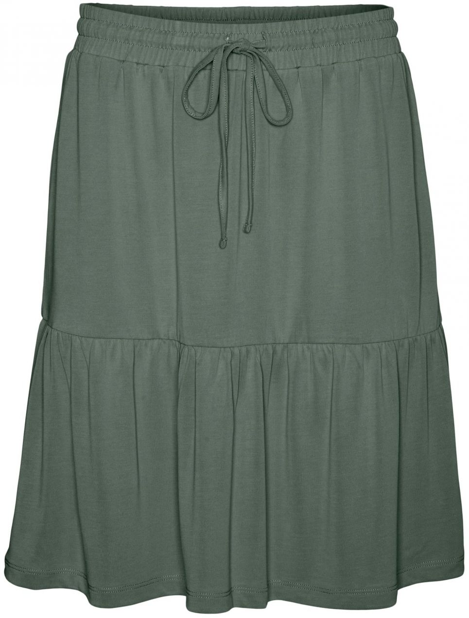 VERO MODA Sukňa 'Filli'  tmavozelená