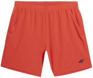 4F Športové nohavice  červená