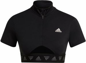 ADIDAS SPORTSWEAR Funkčné tričko  čierna / biela