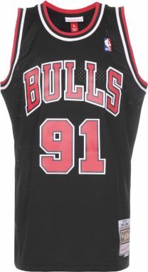 Mitchell & Ness Tričko 'Dennis Rodman'  červená / čierna / biela