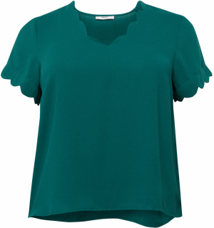 ABOUT YOU Curvy Tričko 'Fotini'  smaragdová