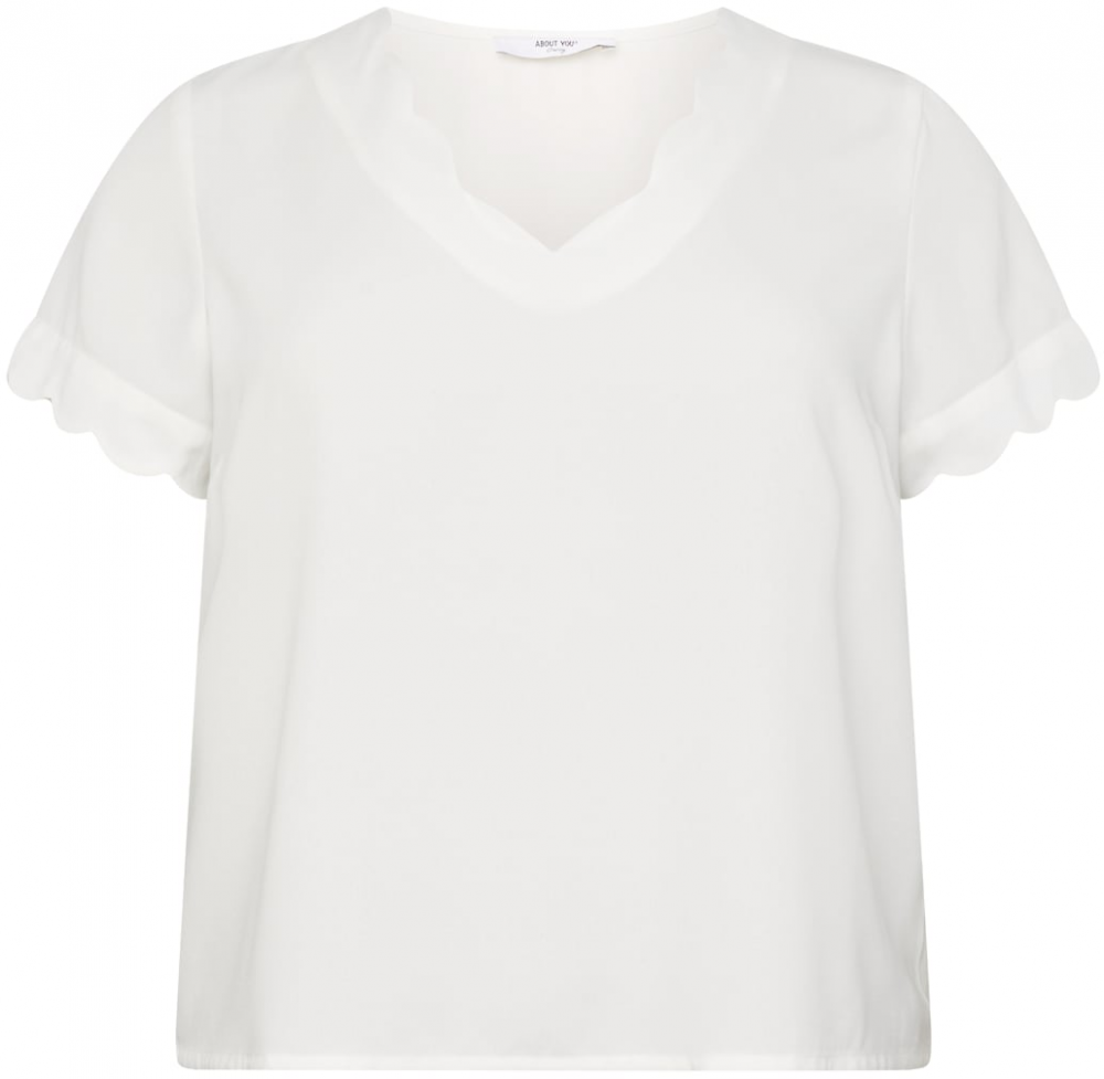 ABOUT YOU Curvy Tričko 'Fotini'  biela