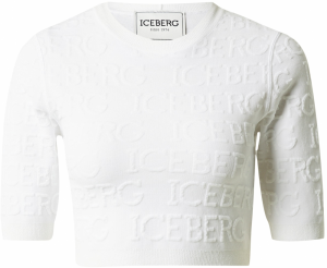 ICEBERG Tričko 'MAGLIA'  šedobiela