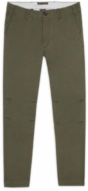 Scalpers Chino nohavice  kaki