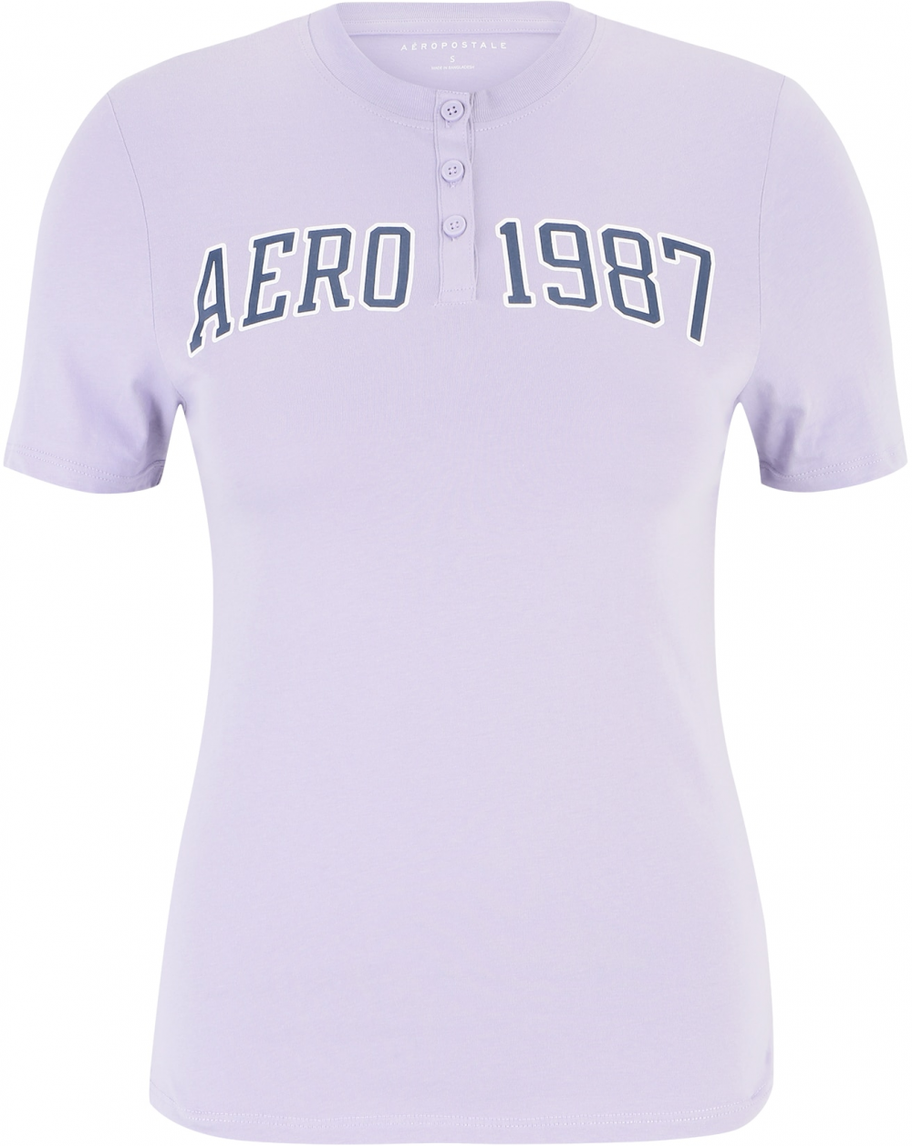 AÉROPOSTALE Tričko  námornícka modrá / orgovánová / biela