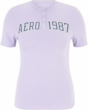 AÉROPOSTALE Tričko  námornícka modrá / orgovánová / biela