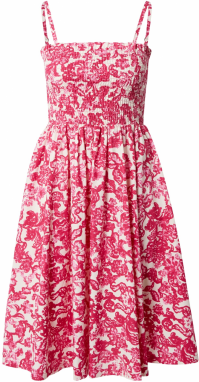 rosemunde Letné šaty  ružová / pitaya / biela