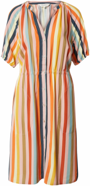 Part Two Košeľové šaty 'Bently'  námornícka modrá / svetlomodrá / oranžová / ružová