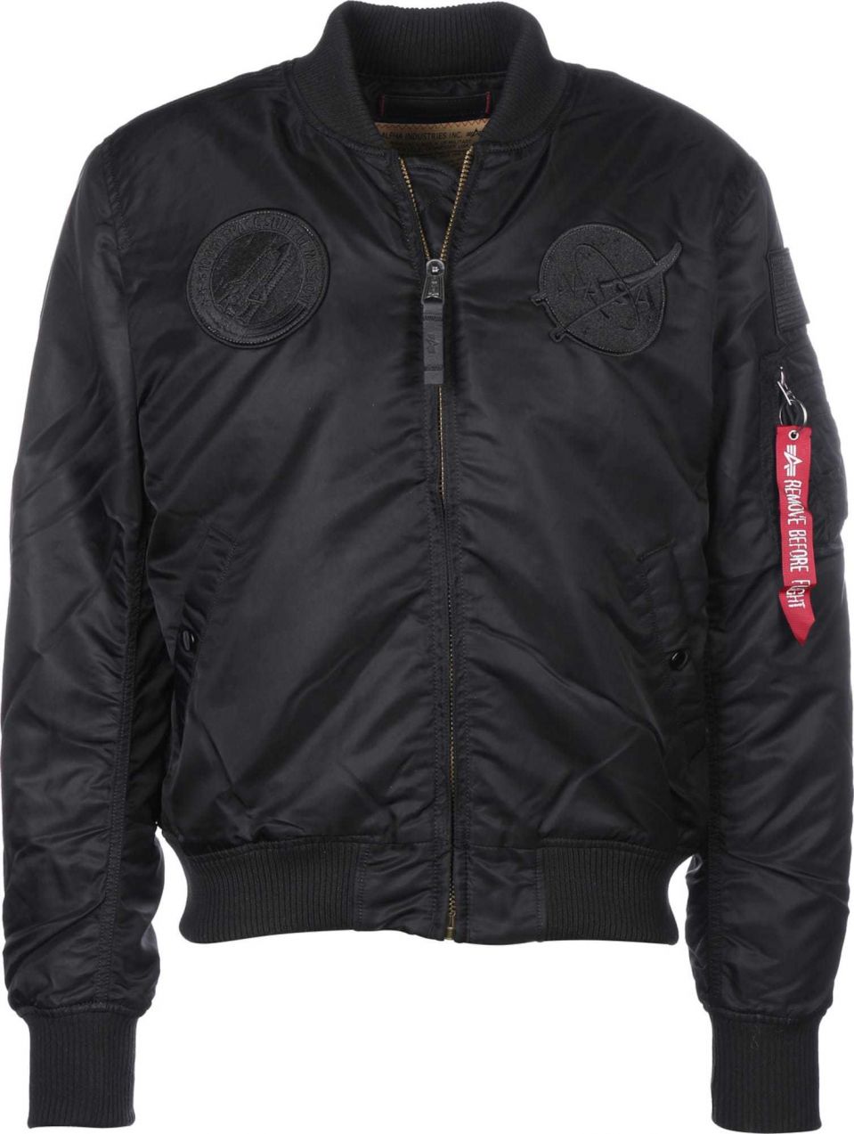 ALPHA INDUSTRIES Prechodná bunda 'Nasa'  čierna