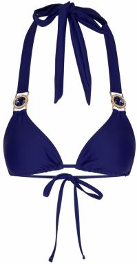 Moda Minx Bikinový top 'Amour'  námornícka modrá / zlatá