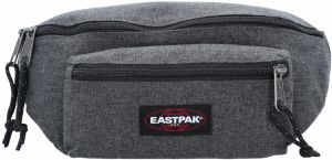 EASTPAK Ľadvinka 'Doggy'  čadičová / tmavosivá / červená / biela