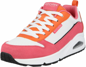 SKECHERS Nízke tenisky  oranžová / ružová / biela