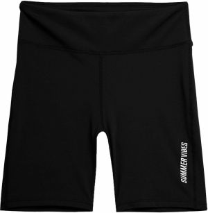 4F Športové nohavice  čierna