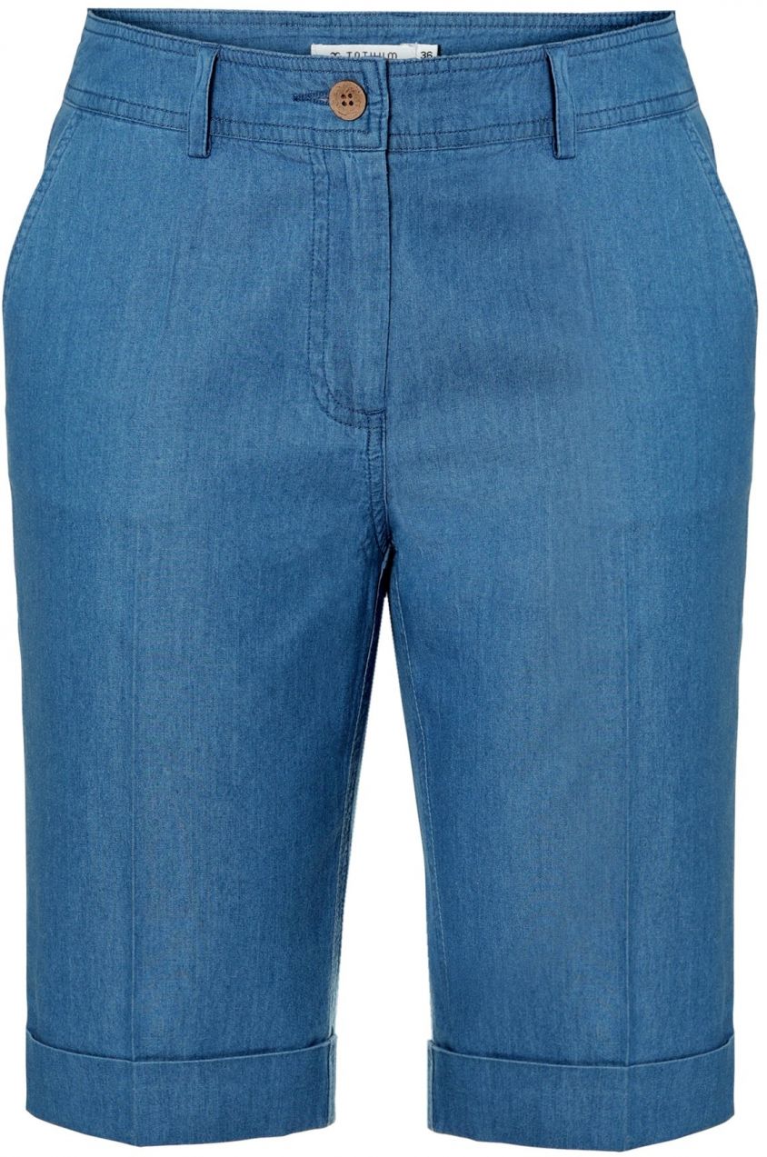 TATUUM Nohavice s pukmi 'Tegi'  modrá denim