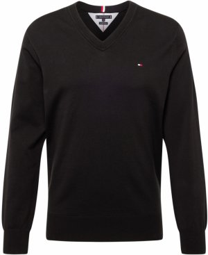 TOMMY HILFIGER Sveter  červená / čierna / biela