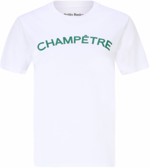 Les Petits Basics Tričko  smaragdová / biela