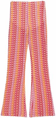 Bershka Nohavice  béžová / zlatá žltá / orchideová / červená