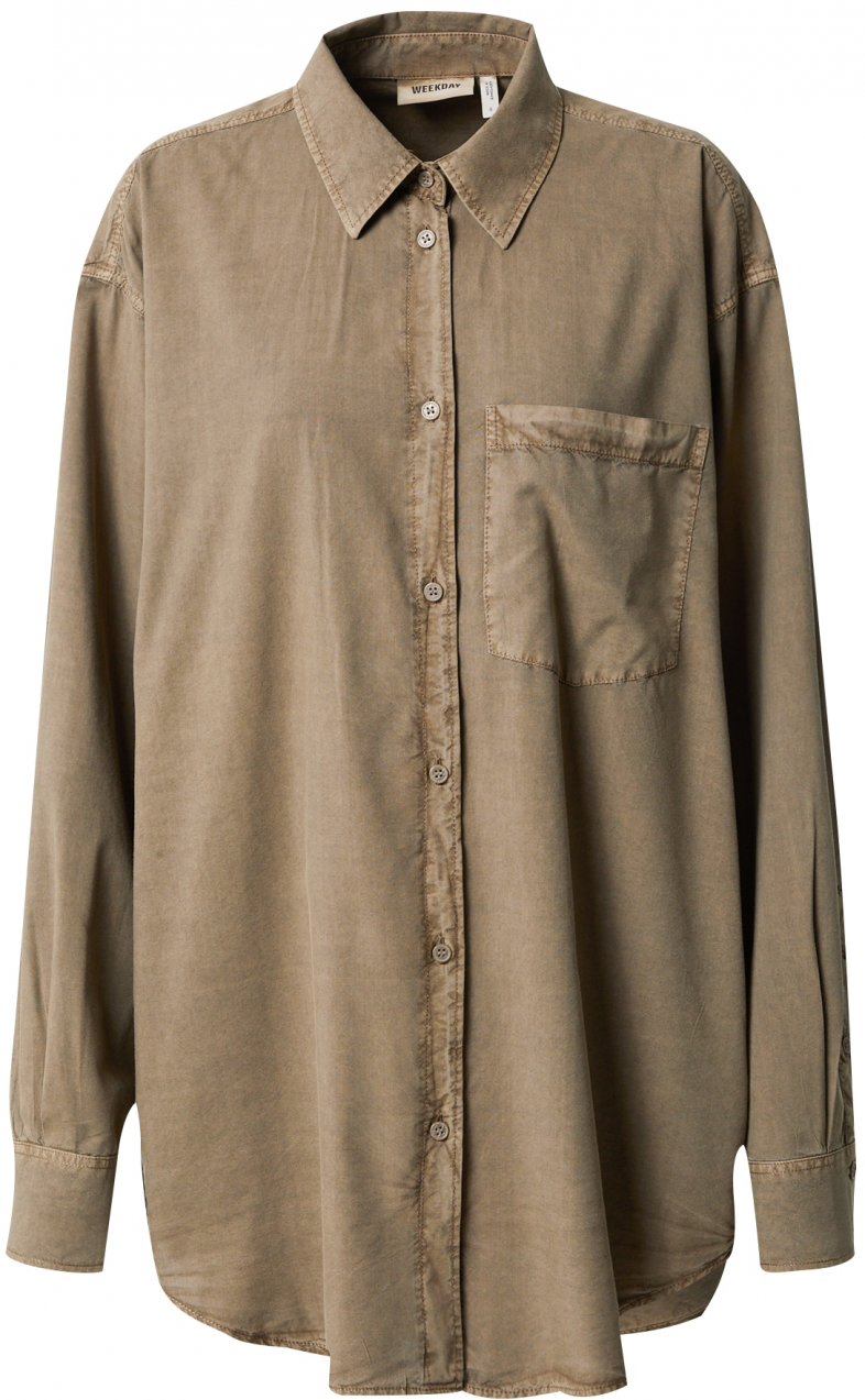 WEEKDAY Blúzka 'Jody'  svetlohnedá