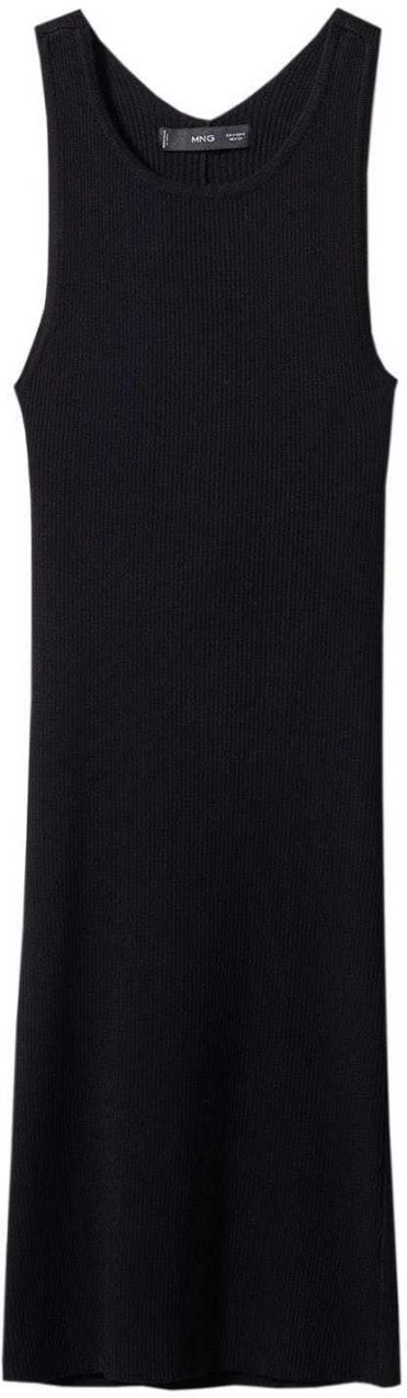 MANGO Pletené šaty 'PASI'  čierna