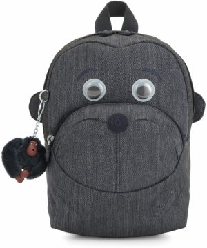 KIPLING Batoh 'Back To School Faster'  sivá melírovaná / čierna