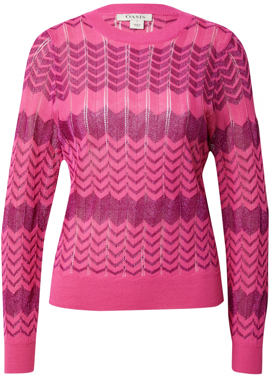 Oasis Sveter  ružová / fuksia