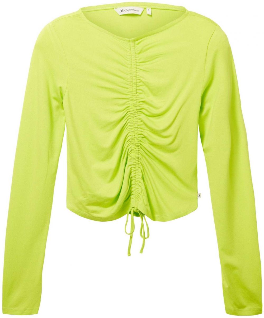 TOM TAILOR DENIM Tričko  neónovo zelená