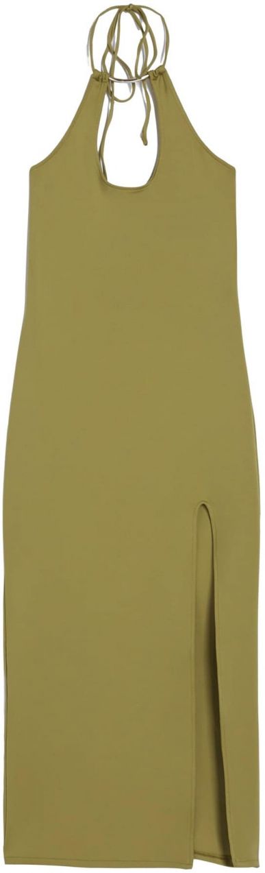 Bershka Šaty  olivová