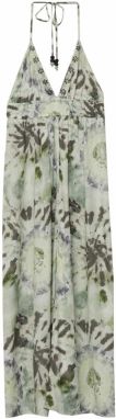 Pull&Bear Letné šaty  sivá / jedľová / trávovo zelená / pastelovo zelená