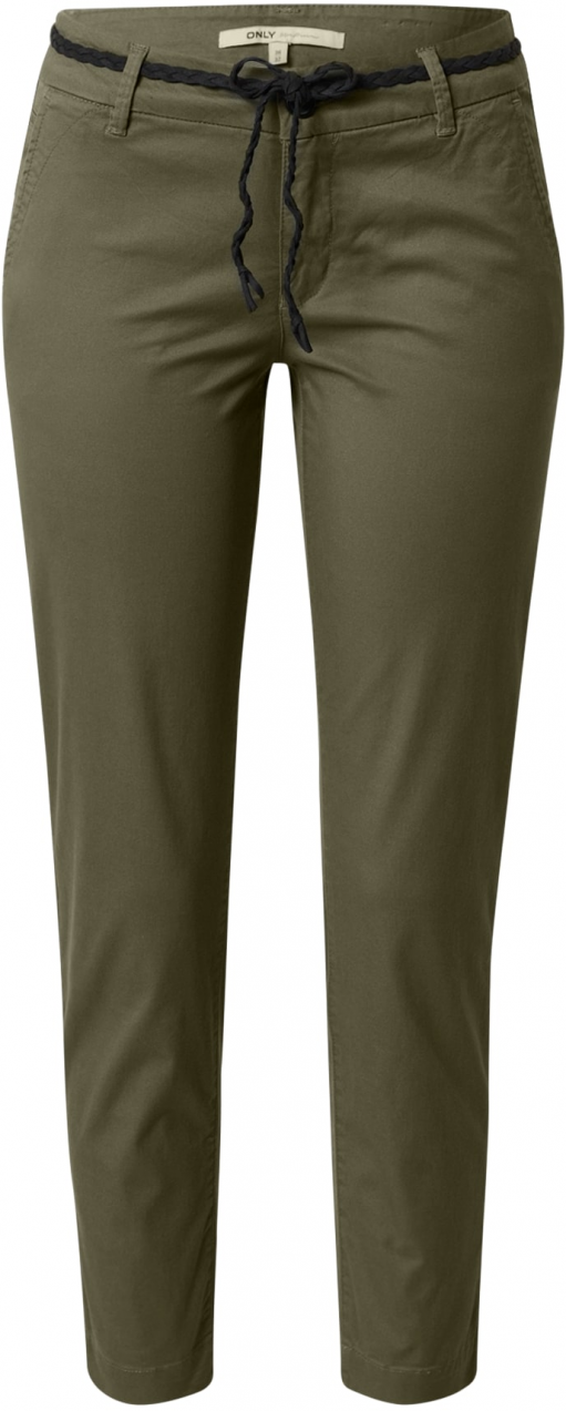 ONLY Chino nohavice 'Evelyn'  zelená