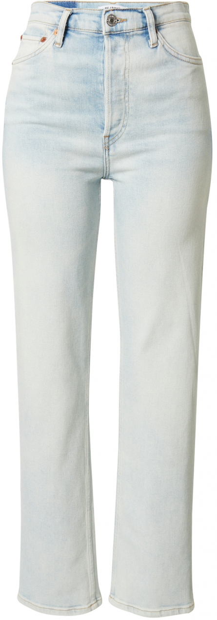 RE/DONE Džínsy  pastelovo modrá